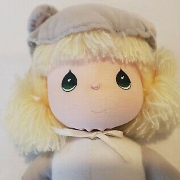 Vintage Precious Moments  (1988) October Doll Halie with stand - Picture 3 of 9